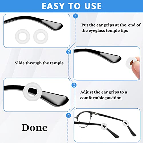 HASTHIP® 10 Pairs Glasses Ear Grip Silicone Eyeglasses Temple Tip Sleeve Retainer Holder Comfort Anti-Slip Retainers for Spectacle Sunglasses Reading Eyewear Black Clear 3 PCS HASTHIP® 10 Pairs Glasses Ear Grip Silicone Eyeglasses Temple Tip Sleeve Retainer Holder Comfort Anti-Slip Retainers for Spectacle Sunglasses Reading Eyewear Black Clear 3 PCS